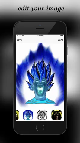 Game screenshot Photo Editor для Супер Saiyan: Будь героем apk