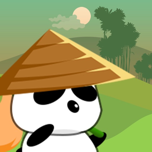 Panda Bear Slide Down the mountain iOS App
