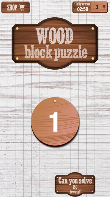 Wood Block Puzzle Free – The Best Brain Train Game screenshot-3