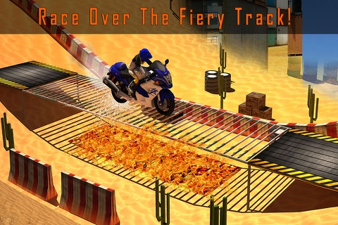 Motorcycle stunt track race - a dirt bike racing game screenshot 3