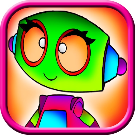 Coloring Fun Iron robots Super hero iOS App
