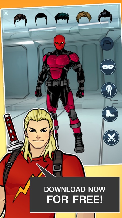 Super Hero Games - Create A Character Boys Games 2 screenshot-3