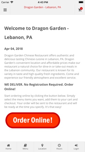 Dragon Garden Lebanon PA(圖1)-速報App