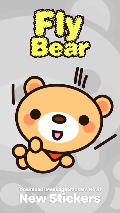 Fly Bear Sticker - Cute & Emotional Stickers