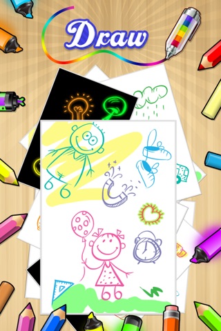 Kids Doodle Coloring Book - Color & Draw Kids game — Games for iPhone ...