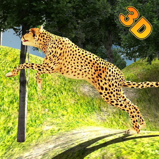 African Cheetah Safari Mountain Simulator icon