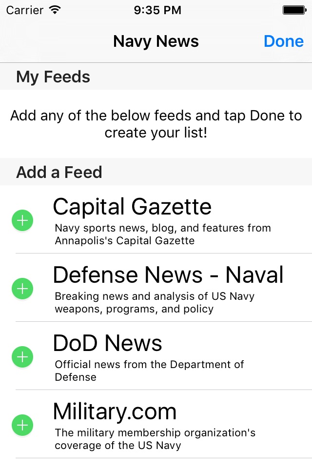 Navy News - A News Reader for Members, Veterans, and Family of the US Navy screenshot 2