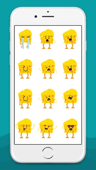 Animated Cheese Love Emoji screenshot 3