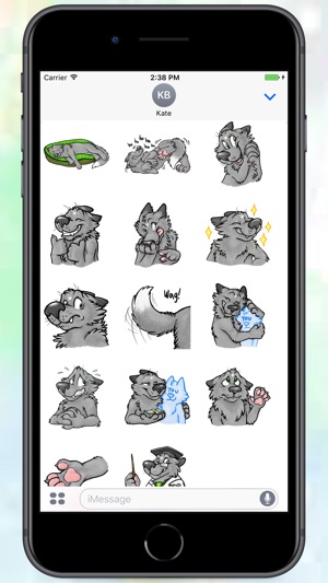 Wolfie! Stickers(圖2)-速報App