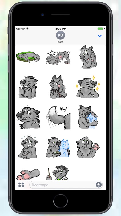 Wolfie! Stickers