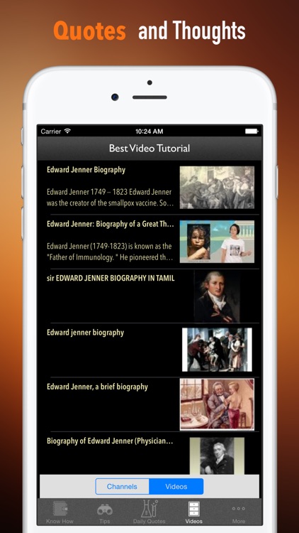 Biography and Quotes for Edward Jenner: Life with Documentary