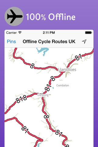 Offline Cycle Routes UK - Maps screenshot 2