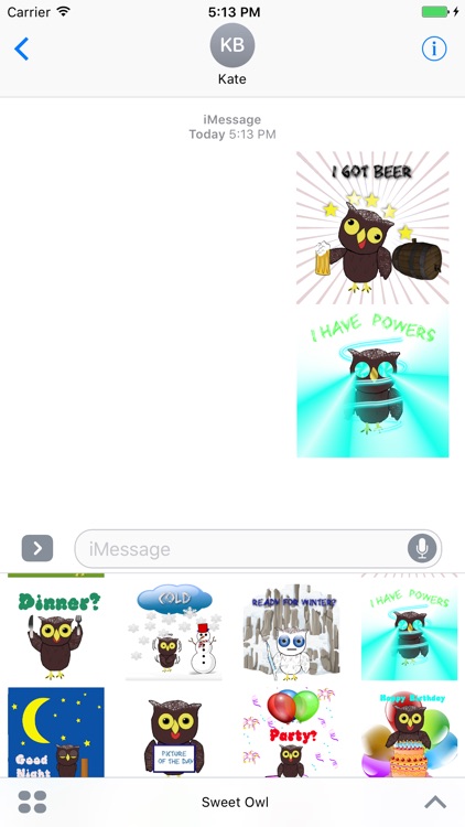 Sweet Owl Stickers