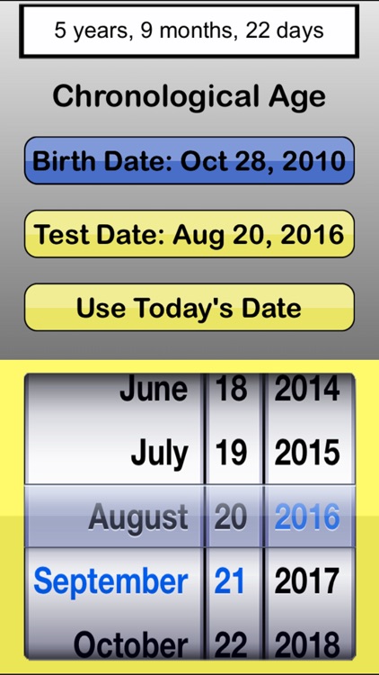 #1 Chronological Age Calculator - Free