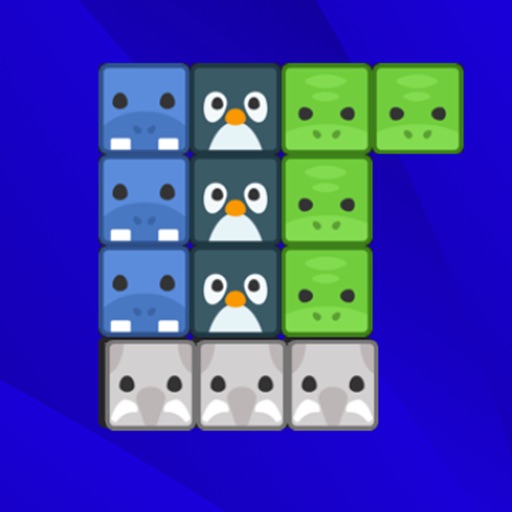 Puzzle children array-tangram puzzle icon