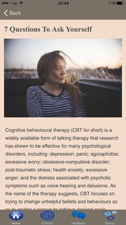 Cognitive Behavioral Therapy - Overcoming Stress screenshot-4