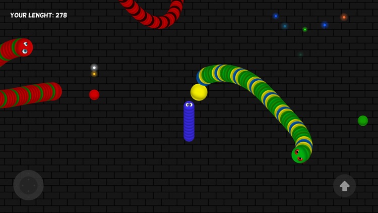Snake Anaconda Dot & Eat Color Games