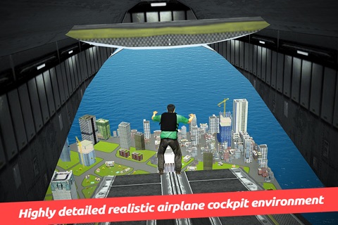 Sky Dive Airplane Simulator 3D screenshot 3