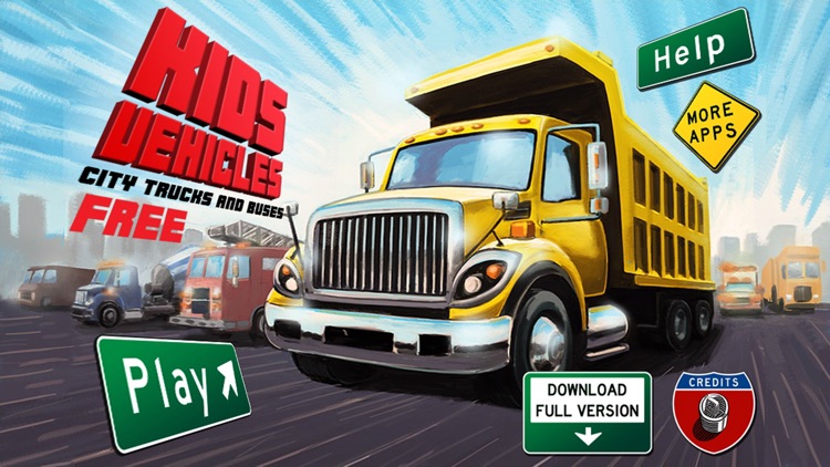 Kids Vehicles: City Trucks & Buses Lite for iPhone