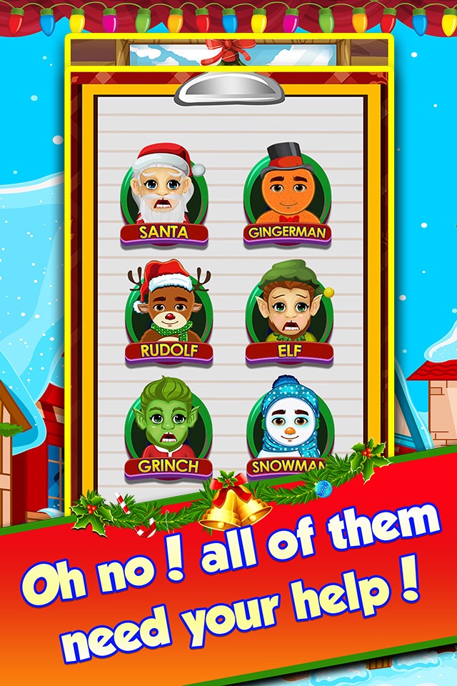 Christmas Foot Spa Doctor - little santa baby salon kids games for boys & girls! screenshot 2