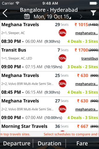 Trabol - Find the Best Bus Deals screenshot 3