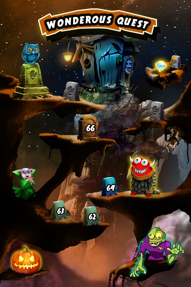 Zombie Party: Halloween Dozer screenshot 2