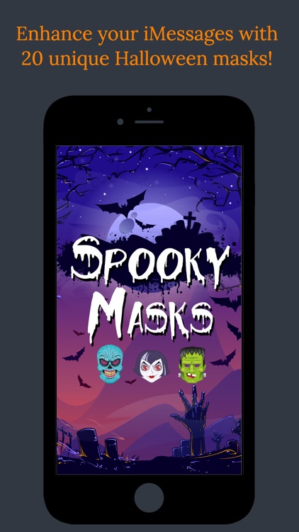 Spooky Masks - Halloween Stickers For Your Photos!