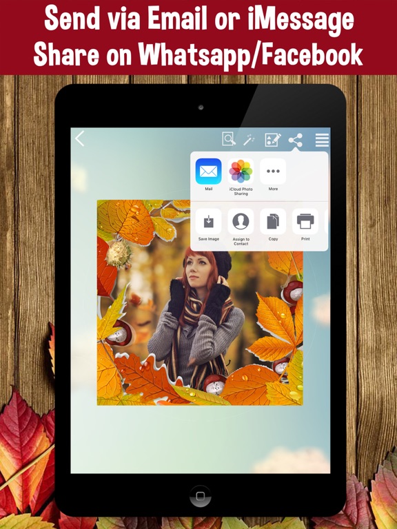 Autumn Photo Frames Pic Collage Editor App Drops Screenshot 2 For Autumn Photo Frames Pic Collage Editor
