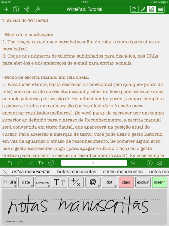 WritePad Português