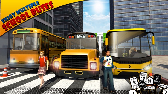 Schoolbus Driver 3D SIM(圖5)-速報App