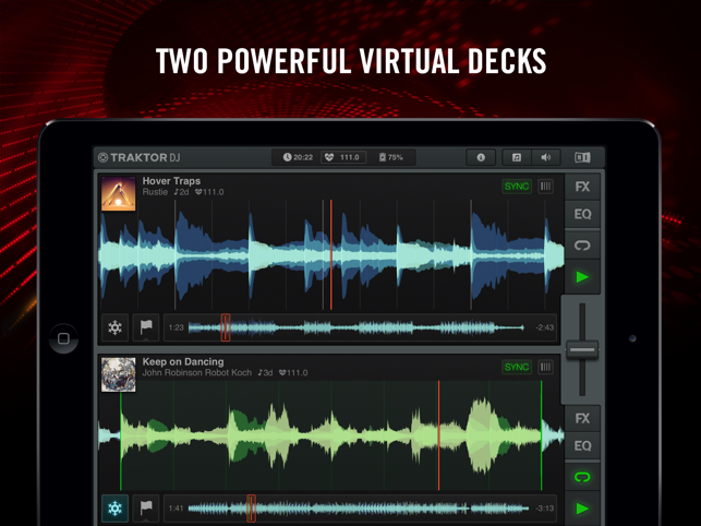 Traktor Dj Free Ipad App App Electro Music Ipad Apps