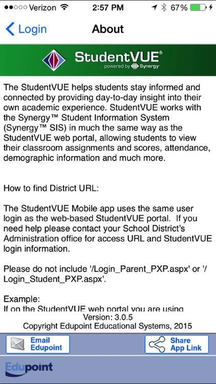 StudentVUE By Edupoint Educational Systems