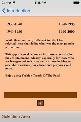 Fashion Trends Of The Past screenshot 2