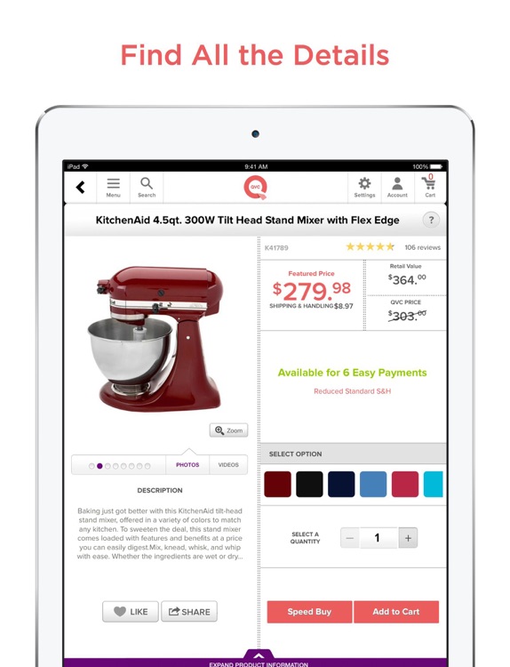 QVC for iPad