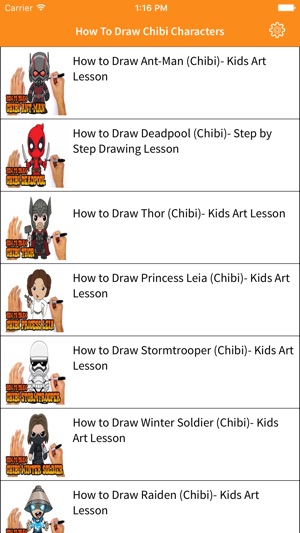 How To Draw - Learn to draw character in cute chibi form and(圖2)-速報App