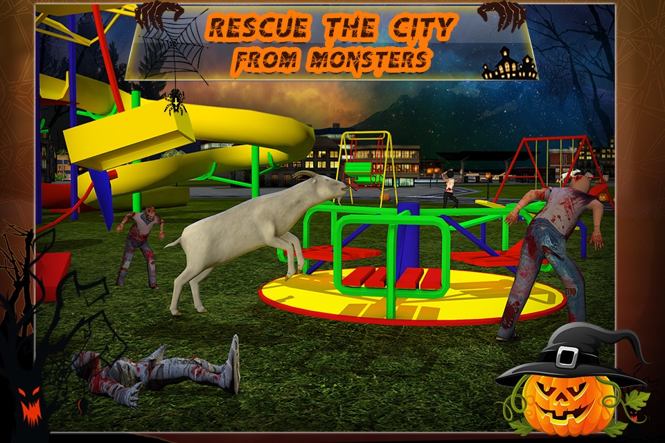 Goat-Z in Zombie City screenshot 2