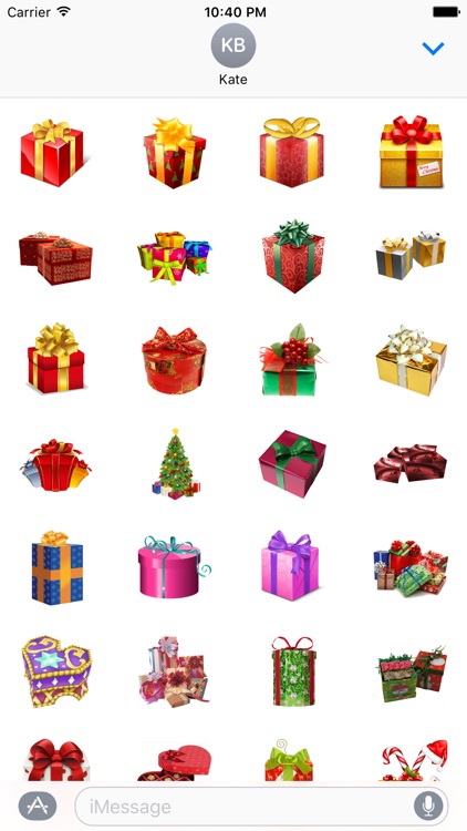 Gift Stickers For iMessage screenshot-3