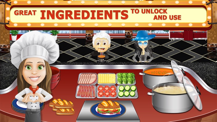 Fast Food Frenzy: Master Kitchen Chef Sandwich Cooking Scramble screenshot-4