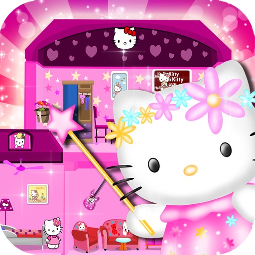 DIY bedroom - Princess makeup girls games icon