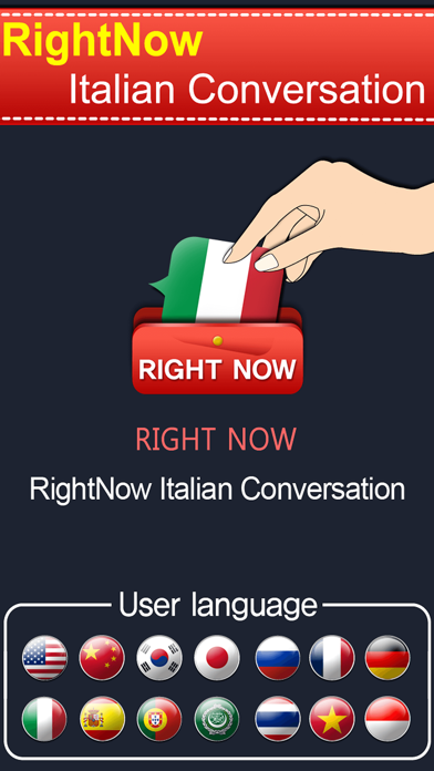 How to cancel & delete RightNow Italian Conversation from iphone & ipad 1