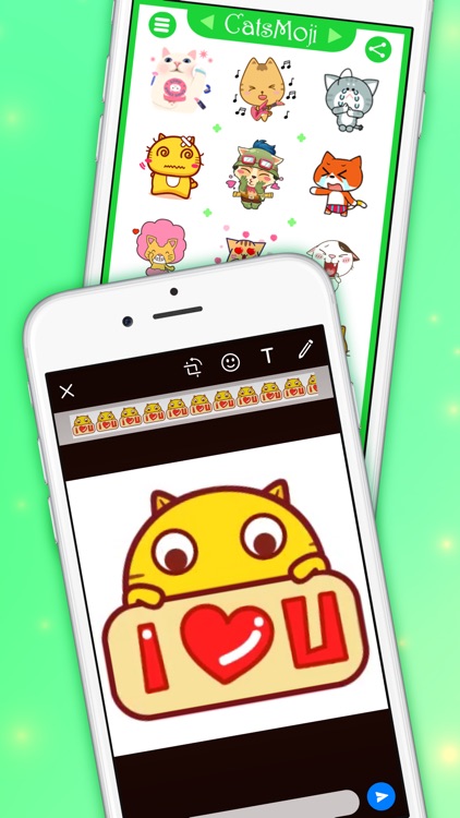 CatsMoji - Animated Cats for iMessage & WhatsApp