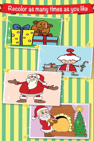 Christmas Coloring Page Book : Santa Claus Xmas for Kids screenshot 4