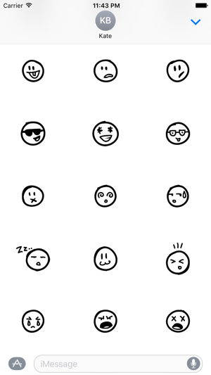 Doodle Emoji Stickers(圖1)-速報App