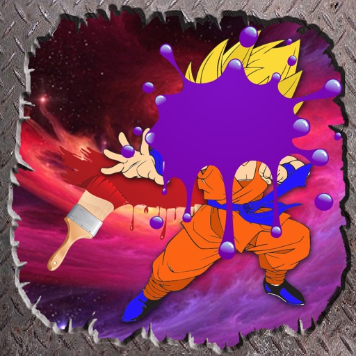Color For Kids Game Dragon Ball Z Version iOS App