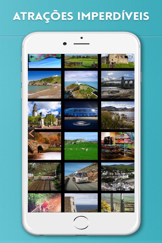 Wales Travel Guide with Offline City Street Map screenshot 4