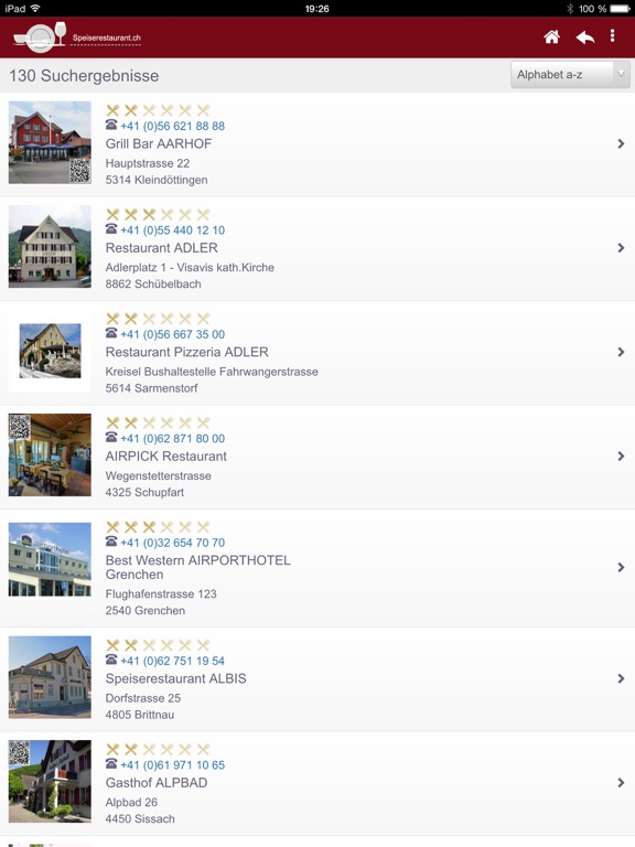 Restaurant Finder CH screenshot 2