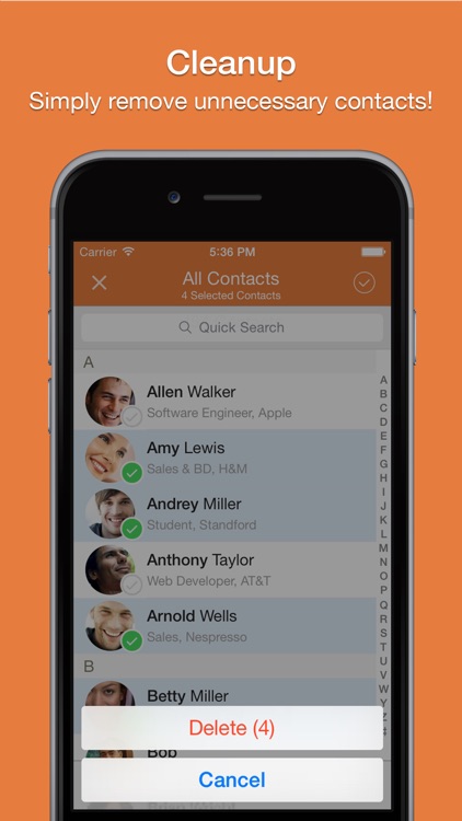 Cleaner Pro - Remove Duplicate Contacts screenshot-4