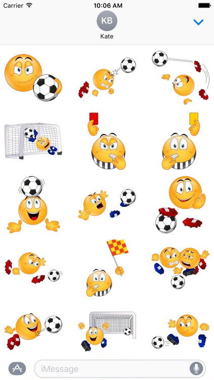 Futbol Emoji Stickers