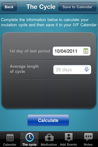 Fertility App screenshot 4