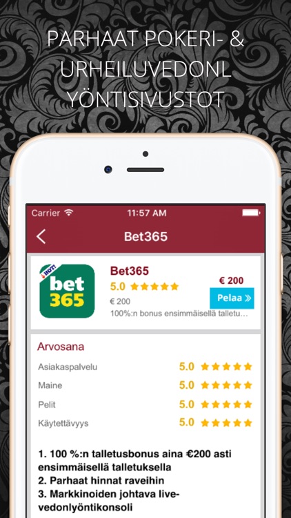 Suomi Kasino: mobiili & netti casino bonuskoodi screenshot-3